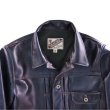 画像5: Y'2 LEATHER ワイツーレザー INDIGO HORSE 1st Type JACKET インディゴホース ファストタイプ ジャケット IB-140  horsehide ホースハイド 馬革 レザージャケット leather jacket (5)