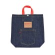 画像2: CUSHMAN クッシュマン 13.5oz XX DENIM TOTE BAG デニムトートバッグ 29371 デニム生地 カバン 鞄 コットン (2)