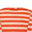 画像5: CUSHMAN クッシュマン 26849 BORDER BOAT NECK TEE ボーダーボートネックTシャツ 8分袖 マリーン cotton コットン (5)