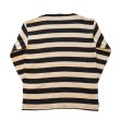 画像16: CUSHMAN クッシュマン 26849 BORDER BOAT NECK TEE ボーダーボートネックTシャツ 8分袖 マリーン cotton コットン (16)