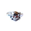 画像2: BILT BUCK ビルトバック BS0006 Small Face Skull Ring スカルアンドクロスボーンリング ヴィンテージリングを再構築したヘリテージシルバーリングコレクション 925 MadeinJapan (2)