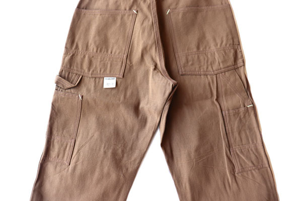 HEADLIGHT ヘッドライト HD42318 HEADLIGHT 9oz. BROWN DUCK DUNGAREES 9ozブラウンダック  ダンガリーズ ダブルニー トラウザー ワークパンツ ワークウェア 東洋エンタープライズ - TOP