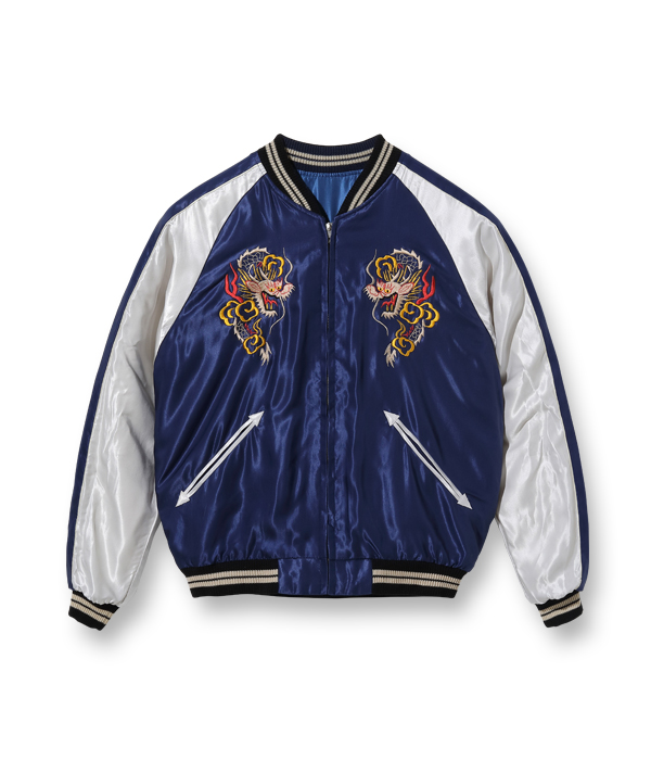 TAILOR TOYO テーラー東洋 TT15173-125 Early 1950s Style Acetate Souvenir Jacket “ROARING  TIGER” × “EAGLE” スカジャン スーベニアジャケット 2022 イーグル ローリングタイガー 刺繍 made in japan 日本製  東洋エンタープライズ - TOP