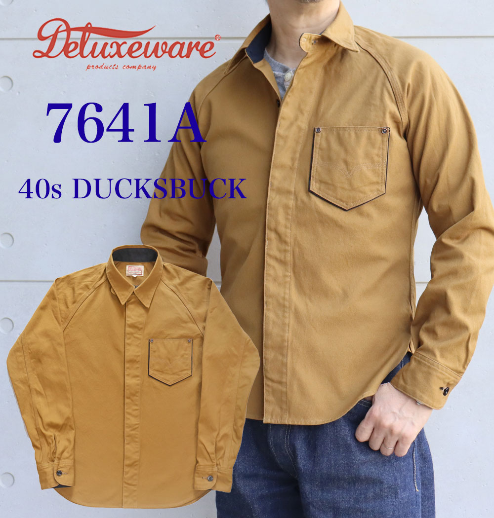 DELUXEWARE デラックスウエア7641A 40s DUCKSBUCK ダックバック 人気 ...