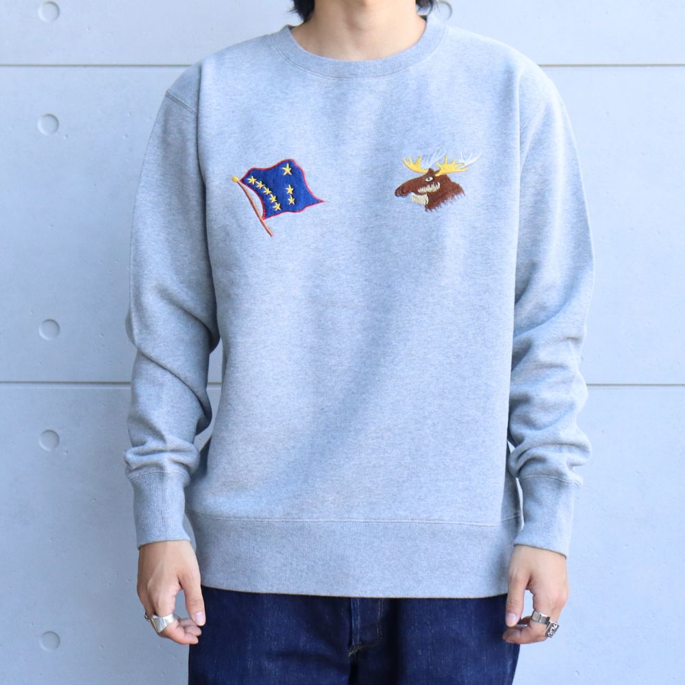 TAILOR TOYO テーラー東洋 TT69300 SUKA CREW SWEAT EMBROIDERED